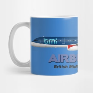 Airbus A321 - British Midland International Mug